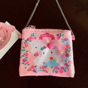 RARE Hello kitty unicorn roses princess tiny purse